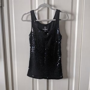 🎽2 for $10!🎽 Black Sequin Tank Top